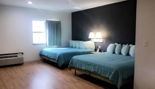 Habitación Deluxe, 2 camas dobles, fumadores, cocina básica