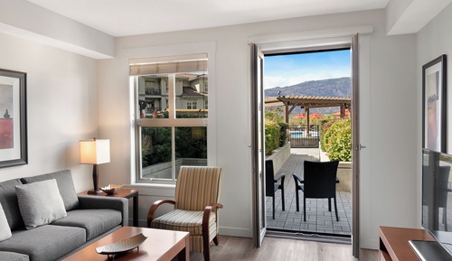 Suite estudio, 1 cama de matrimonio grande con sofá cama, vistas al lago