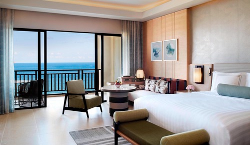 Habitación Premier, 1 cama de matrimonio grande, balcón, vistas al mar