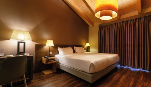 Habitación económica doble de uso individual, 1 cama de matrimonio grande