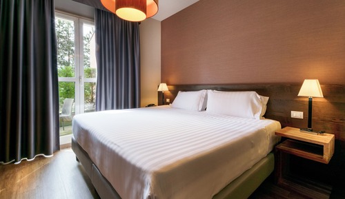 Habitación clásica doble de uso individual, 1 cama de matrimonio grande
