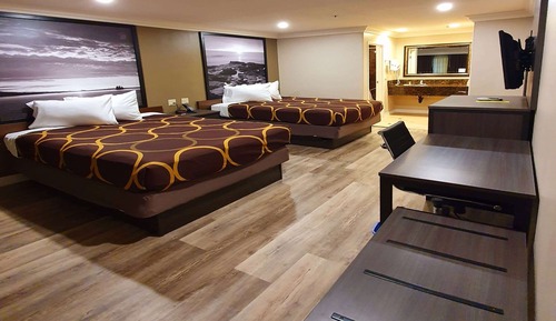 Habitación, 2 camas de matrimonio, no fumadores