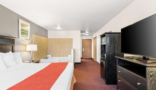 Suite, 1 cama de matrimonio grande, accesible para personas con discapacidad (Walk-in Shower)
