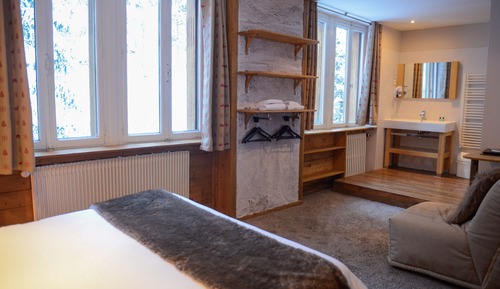 Habitación con 1 cama doble o 2 individuales