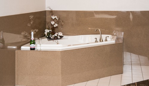 Habitación, 1 cama de matrimonio grande, bañera de hidromasaje