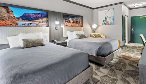 Habitación estándar, 2 camas de matrimonio, no fumadores