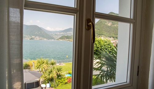 Habitación doble, 1 cama doble, balcón, vistas al lago