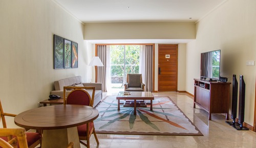 Suite familiar, vistas al jardín