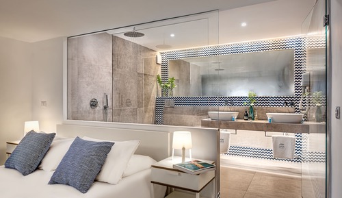 Estudio Deluxe, 1 cama de matrimonio, balcón, vistas al mar