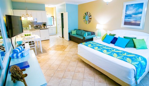 Habitación Deluxe, 1 cama de matrimonio grande con sofá cama