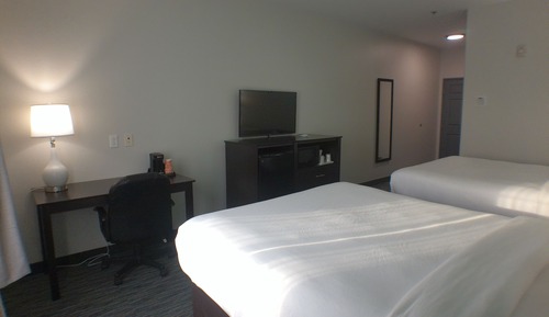 Habitación, 2 camas de matrimonio, accesible para personas con discapacidad, no fumadores
