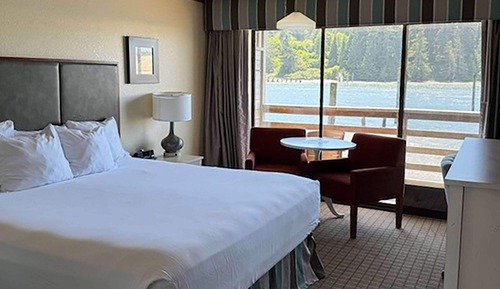 Suite estudio, 1 cama de matrimonio grande, no fumadores, vistas al río