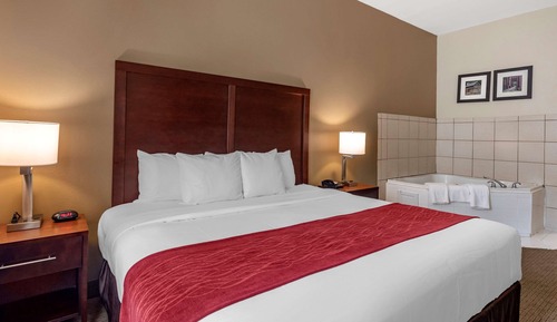 Habitación, 1 cama de matrimonio grande, no fumadores, bañera de hidromasaje