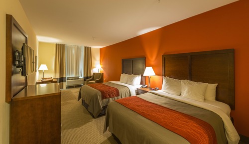 Habitación estándar, 2 camas de matrimonio, no fumadores
