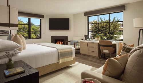 Suite junior, chimenea