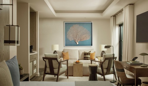 Suite, balcón, vistas parciales al mar