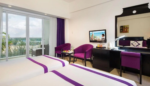 Habitación Deluxe con 2 camas individuales, vistas al río