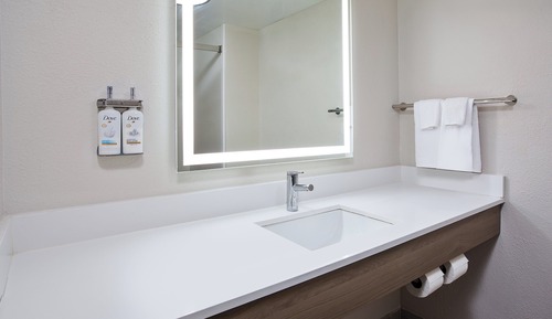 Suite, 1 cama de matrimonio grande (Communications, Roll-In Shower)