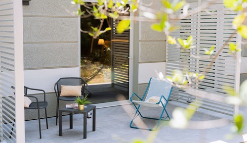 Habitación superior, 1 cama de matrimonio grande, terraza