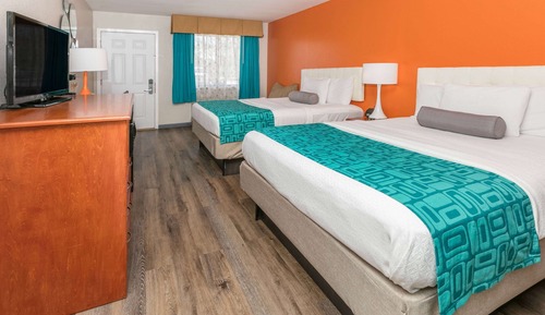 Habitación, 2 camas de matrimonio, fumadores