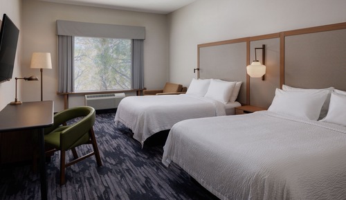 Room, 2 Queen Bed (1 Pull Out Single Bed)