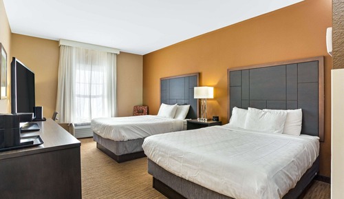 Habitación, 2 camas de matrimonio, no fumadores