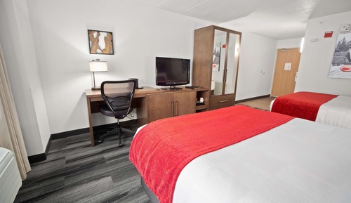 Habitación estándar, 2 camas de matrimonio, no fumadores, frigorífico y microondas