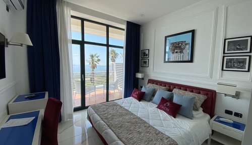 Habitación estándar doble de uso individual, vistas al mar