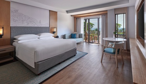 Habitación, 1 cama de matrimonio grande, no fumadores, vistas al mar (Larger Guest room)