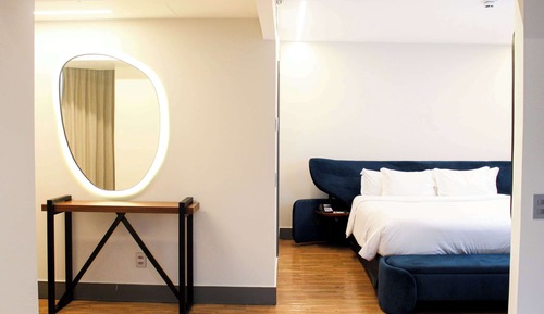 Suite junior, 1 cama de matrimonio, bañera