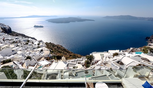 Suite superior, terraza, vistas al mar
