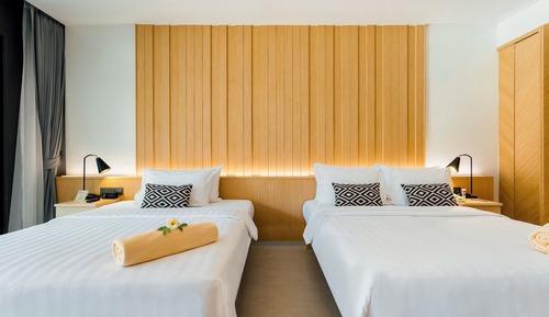 Habitación Deluxe, 2 camas de matrimonio (Oasis)