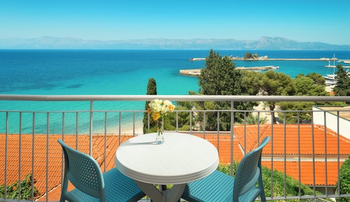 Single Room, Balcony Sea View
