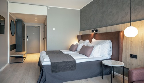 Habitación Deluxe doble, 1 cama doble con sofá cama, no fumadores
