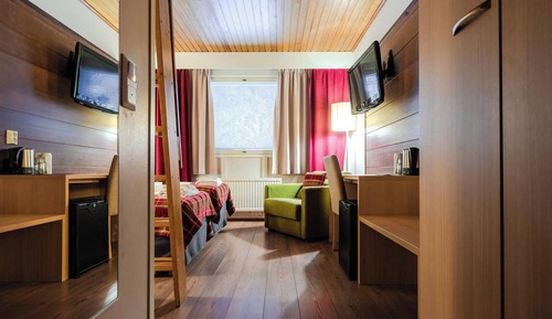 Habitación familiar, sauna