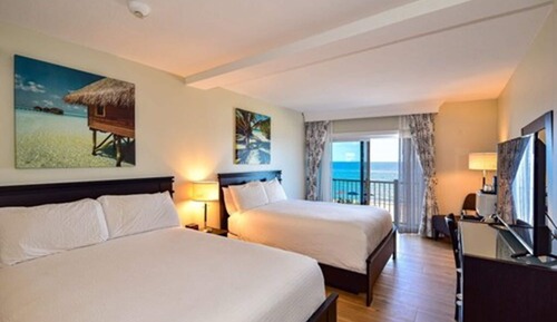 Habitación estándar doble, 2 camas de matrimonio, frente al mar