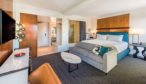 Habitación Deluxe, 1 cama de matrimonio grande con sofá cama