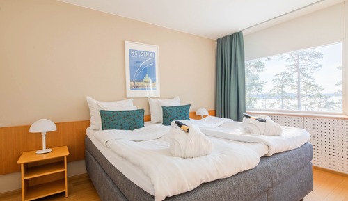 Habitación estándar doble, 1 cama de matrimonio grande, vistas al mar