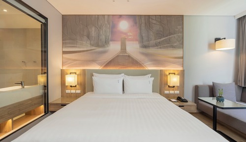 Habitación estándar, 1 cama de matrimonio grande, balcón