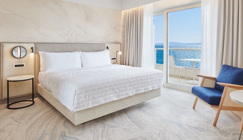 Habitación, 1 cama de matrimonio grande, no fumadores, vistas al mar