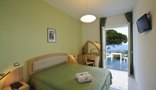 Habitación clásica doble, balcón, vistas al mar
