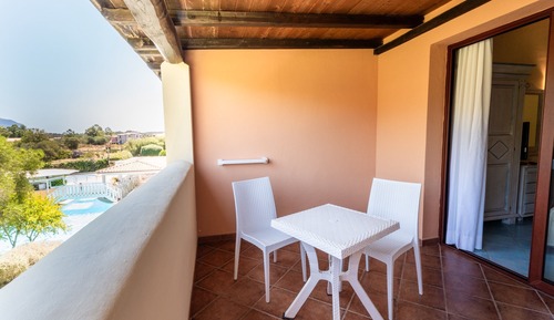Habitación cuádruple superior, vistas al jardín