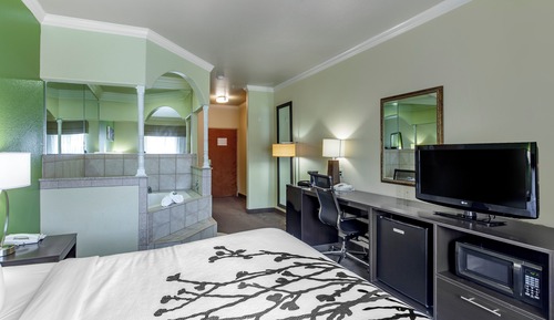 Suite, 1 cama de matrimonio grande, accesible para personas con discapacidad (Jacuzzi)