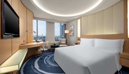 Habitación estándar, 1 cama de matrimonio grande, vistas a la ciudad