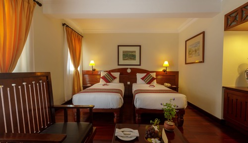 Habitación Deluxe con 2 camas individuales, vistas al río