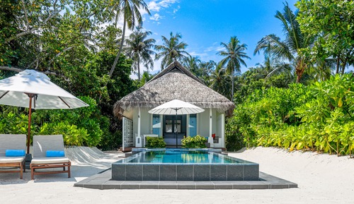 Villa, 1 cama de matrimonio grande (Romantic Beach Pool)