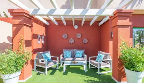 Suite superior, terraza, vistas al mar (Sky)