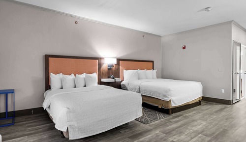 Habitación, 2 camas de matrimonio, accesible para personas con discapacidad, no fumadores