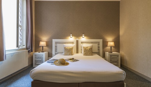 Habitación estándar con 1 cama doble o 2 individuales, vistas a la ciudad