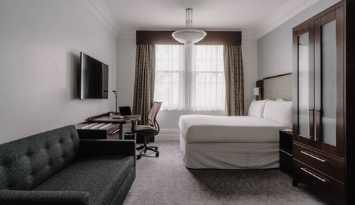 Habitación superior, 1 cama de matrimonio con sofá cama